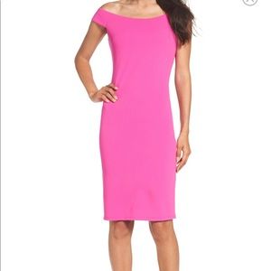 Eliza J off the shoulder dress